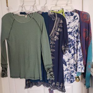 Soft Surroundings Bundle of (6) Tops, M, PM, L